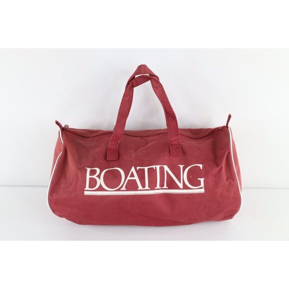 Vintage Red Duffel Bag - Picture 1 of 14